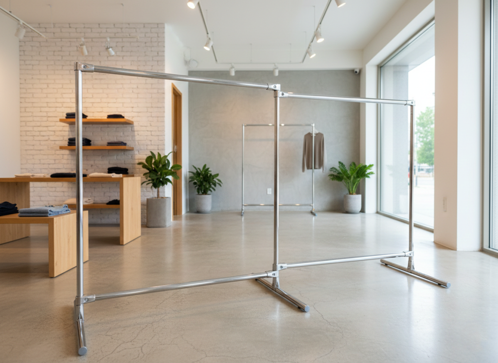 stojak na ubrania łączony