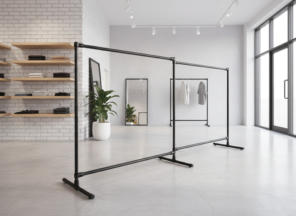 Stojak łączony czarny