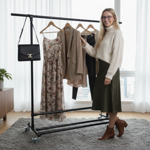 stojak na kółkach loft