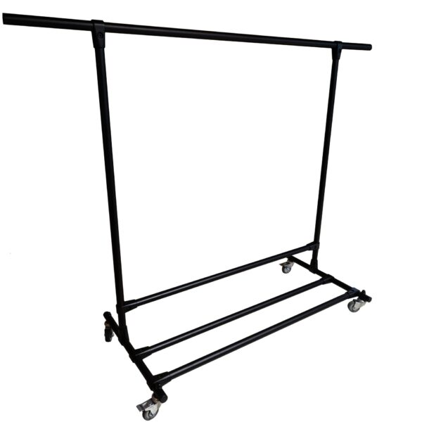 Stojak na kółkach czarny